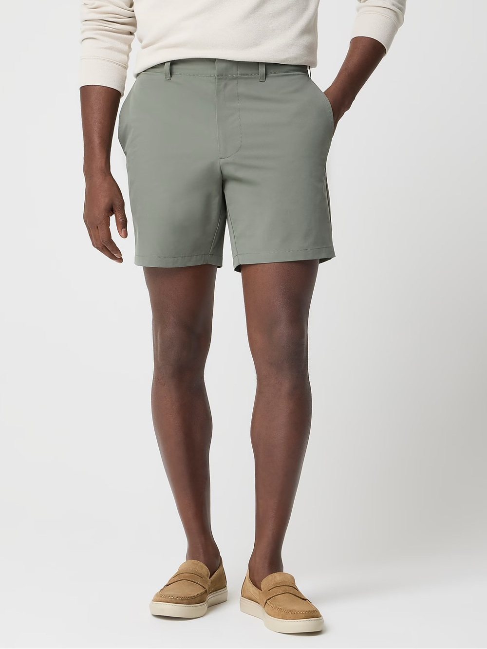 J. Crew Factory 7" tech short in Dark Trout Size 30 NWT $89.50 AL095